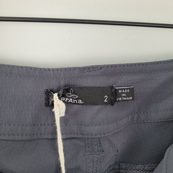 Prana Sage Jogger Ripstop Cargo Pants Stretch Gray Size 2 NWT - Picture 14 of 14